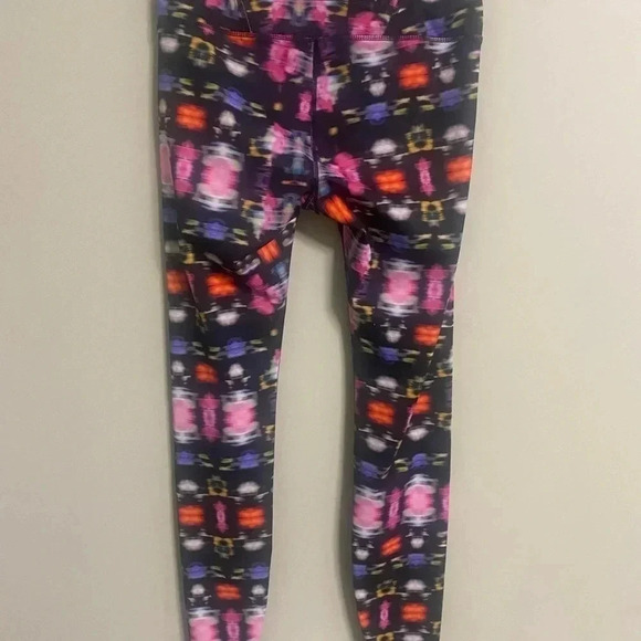 Athleta Speed Sonar Full Length Multicolor Tight Leggings - Size Small - Picture 2 of 7